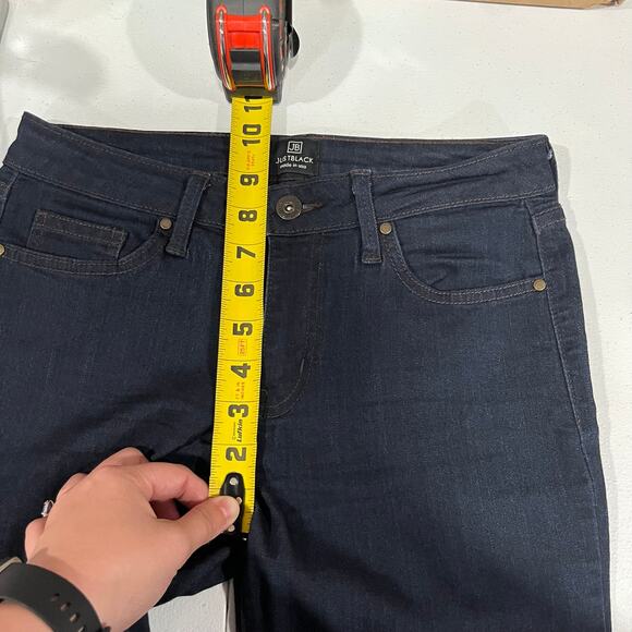 Just Black Denim USA Low Rise Skinny Jeans BP790 Size 28 Dark Wash Classic - Picture 7 of 8